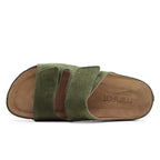 Minfot Luma Sandaler Kardborre Mocka Grön