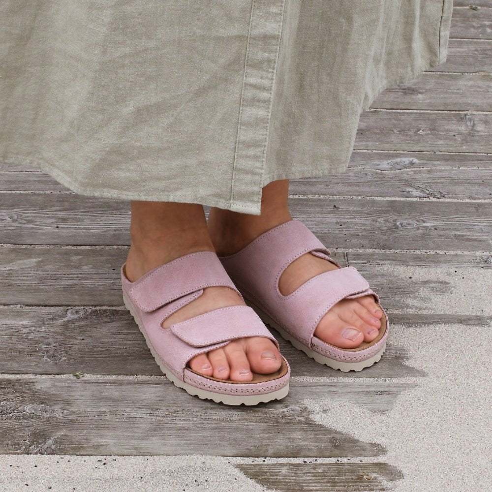 Minfot Luma Sandaler Kardborre Mocka Rosa