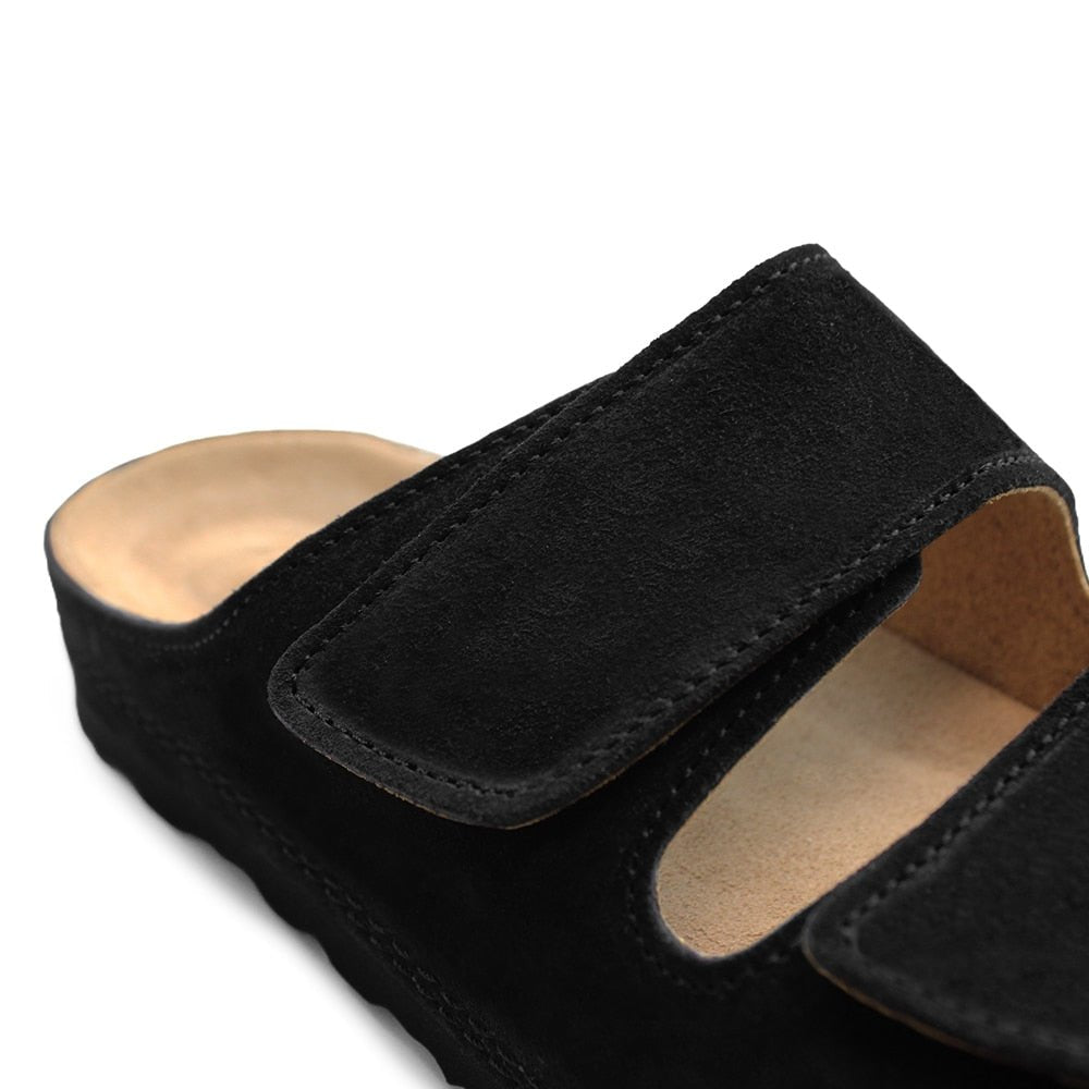 Produktbild 7 - Minfot Luma Sandaler Kardborre Mocka Svart