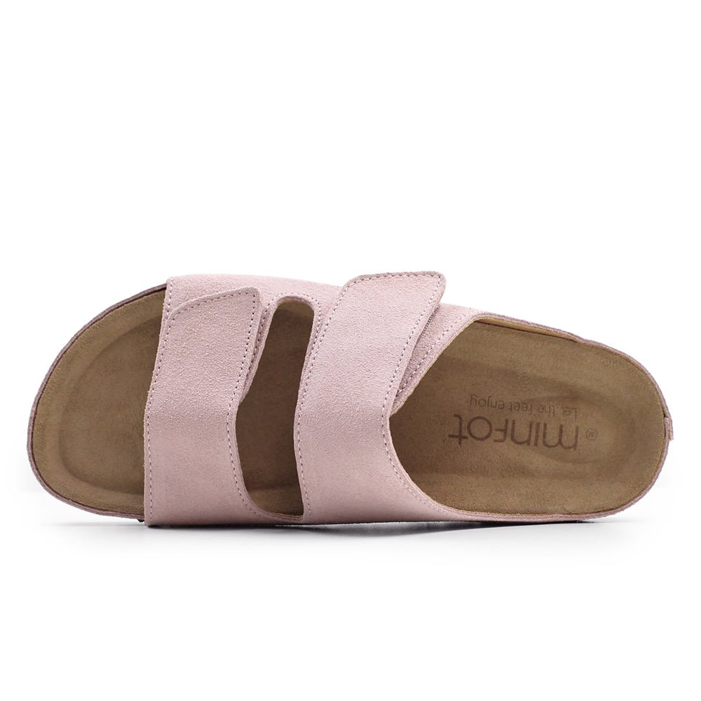 Minfot Luma Sandaler Kardborre Mocka Rosa