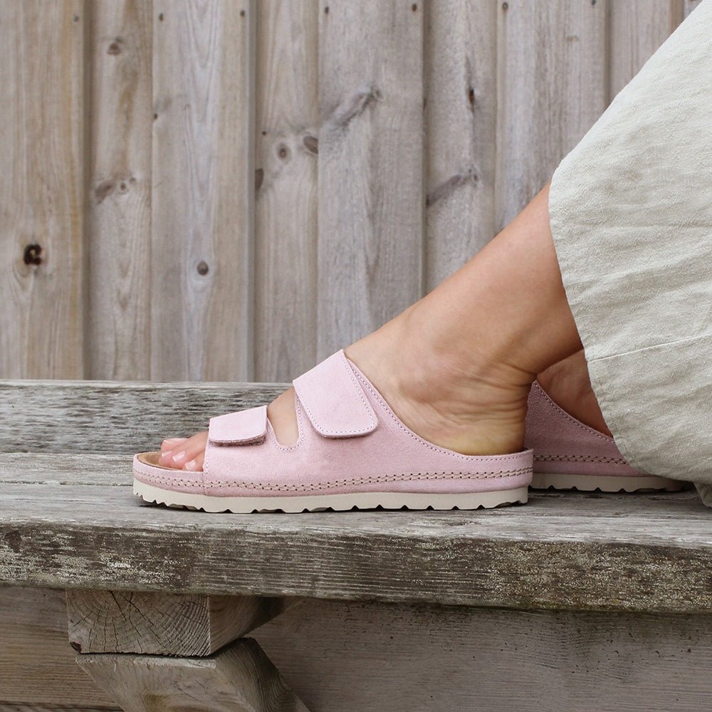 Produktbild 12 - Minfot Luma Sandaler Kardborre Mocka Rosa