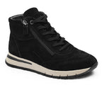 Minfot Luna Hög Sneaker Mocka Svart