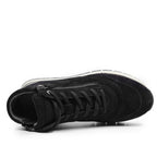 Minfot Luna Hög Sneaker Mocka Svart