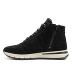 Minfot Luna Hög Sneaker Mocka Svart