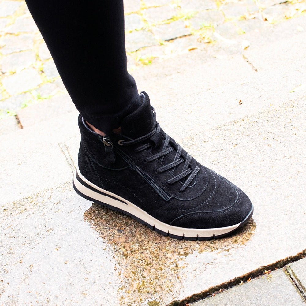 Produktbild 9 - Minfot Luna Hög Sneaker Mocka Svart