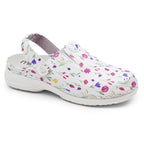 Minfot Arbetsskor Mjuk Toffel Blommig