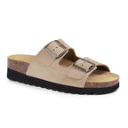Minfot Moa Biosandaler Dam Mocka Anatomisk 2-remmar Beige