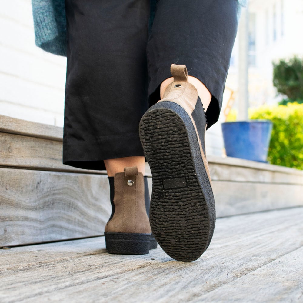 Minfot Chelsea Boots Visby Mocka Marmotta