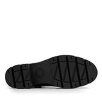 Minfot Noa Boots med låg klack Zip Stretch Läder Svart