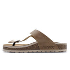 Minfot Noa Tåsandaler Läder Primo Soft Beige