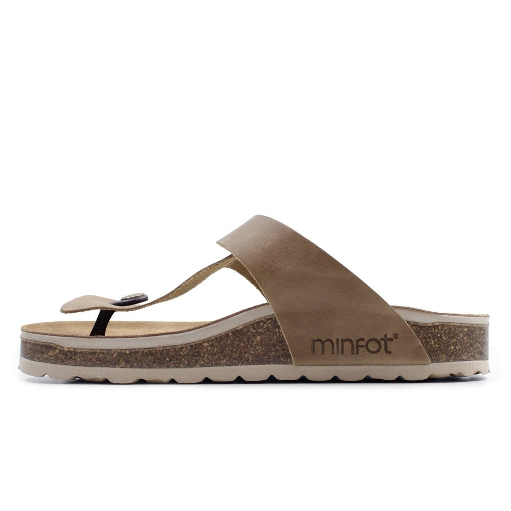 Produktbild 4 - Minfot Noa Sandaler Tådelare Läder Primo Soft Beige