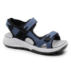 Minfot Nyhamn Sandaler Dam Nubuck Blå