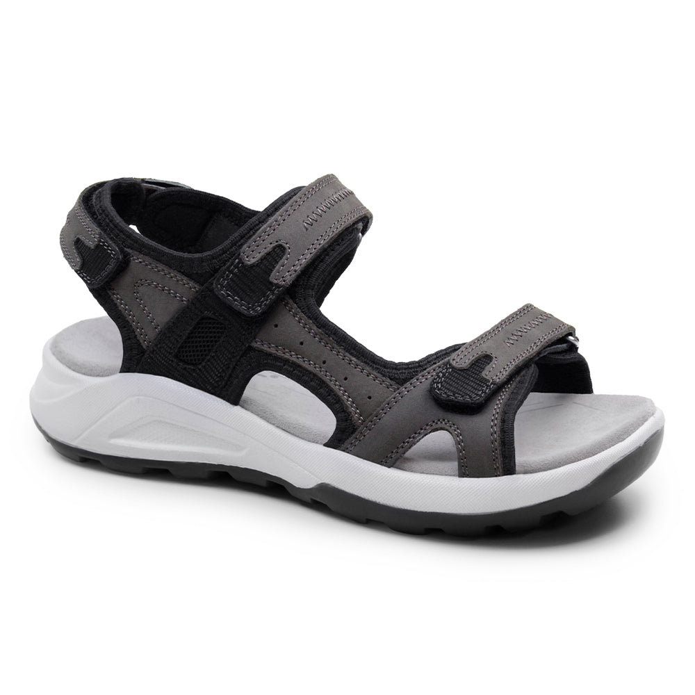 Minfot Nyhamn Sandaler Dam Nubuck Stone