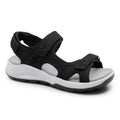 Minfot Nyhamn Sandaler Dam Nubuck Svart
