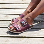 Minfot Sandaler Primo Soft Ayo Läder Bordeaux