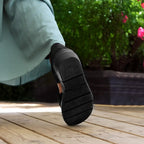 Minfot Sandal Komfort Mia med Hälkappa Nubuck Svart