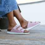 Minfot Dots Sandaler Dam Mjuk Bio Rosa