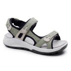 Minfot Nyhamn Sandaler Dam Green Beige
