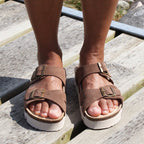 Minfot Upstep Lill Sandaler Dam Mocka Brun