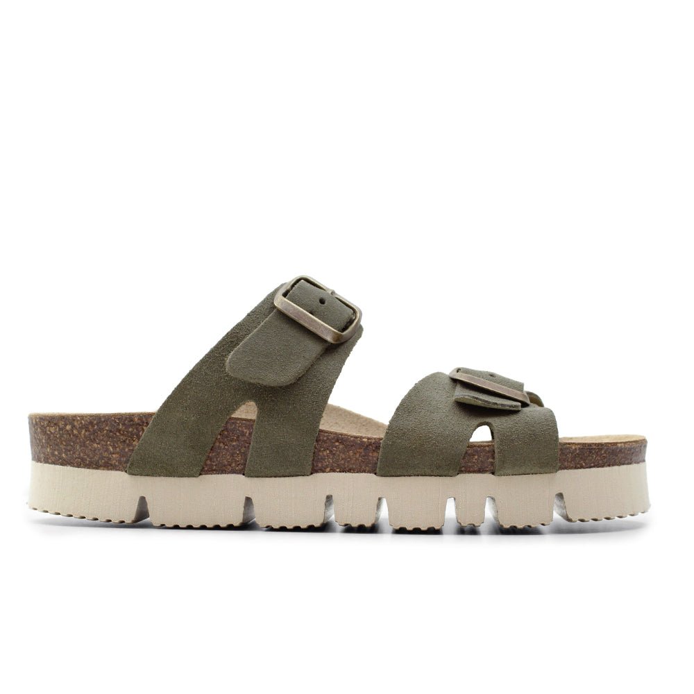 Produktbild 3 - Minfot Sandal Upstep Lill Mocka Grön