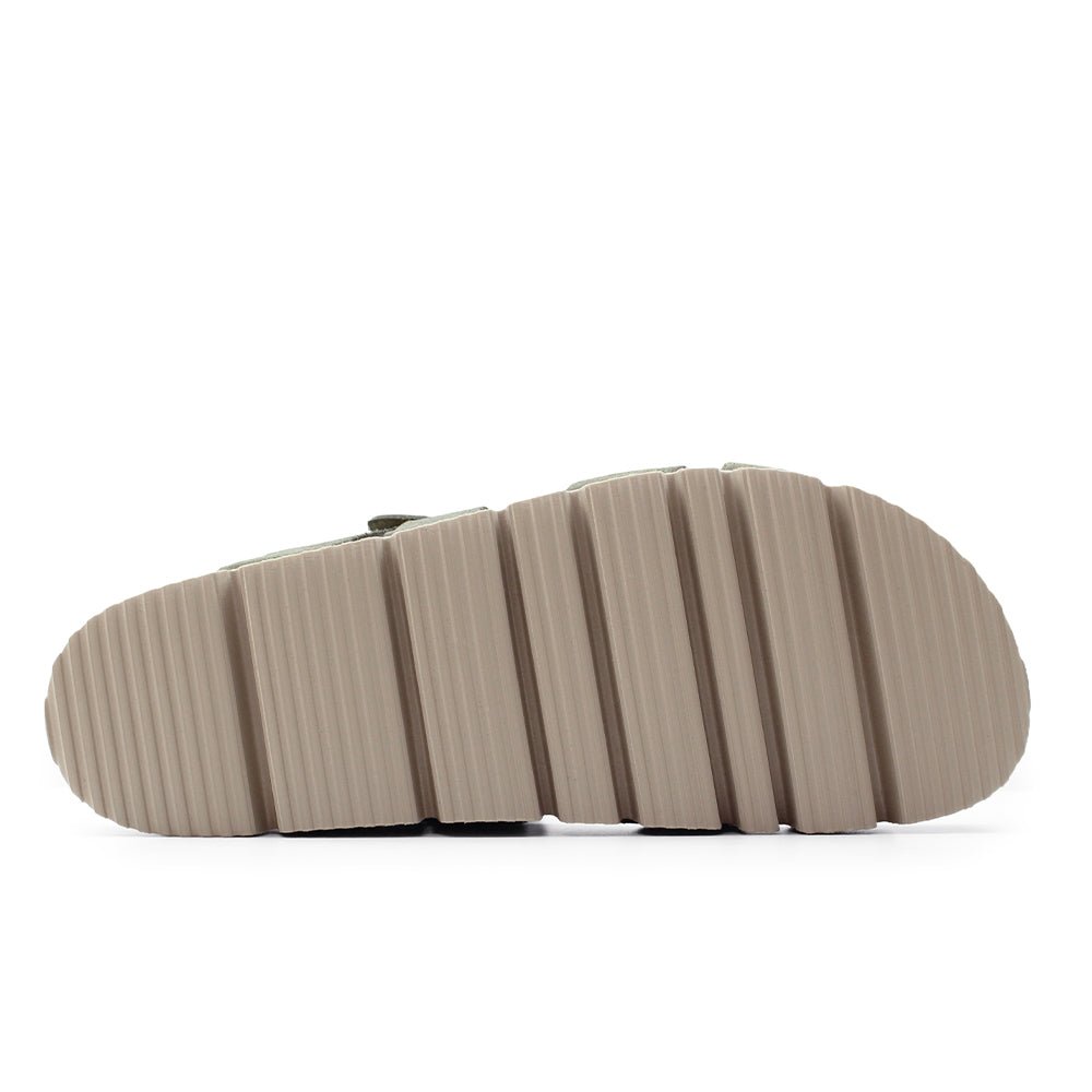 Minfot Upstep Lill Sandaler Dam Mocka Grön