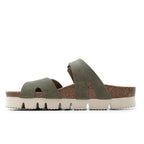 Minfot Upstep Lill Sandaler Dam Mocka Grön