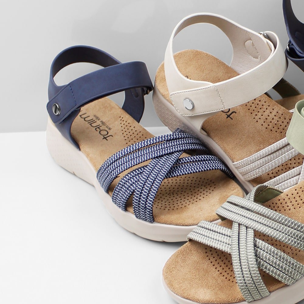 Minfot Cloudlite Nia Sandaler Dam Blå