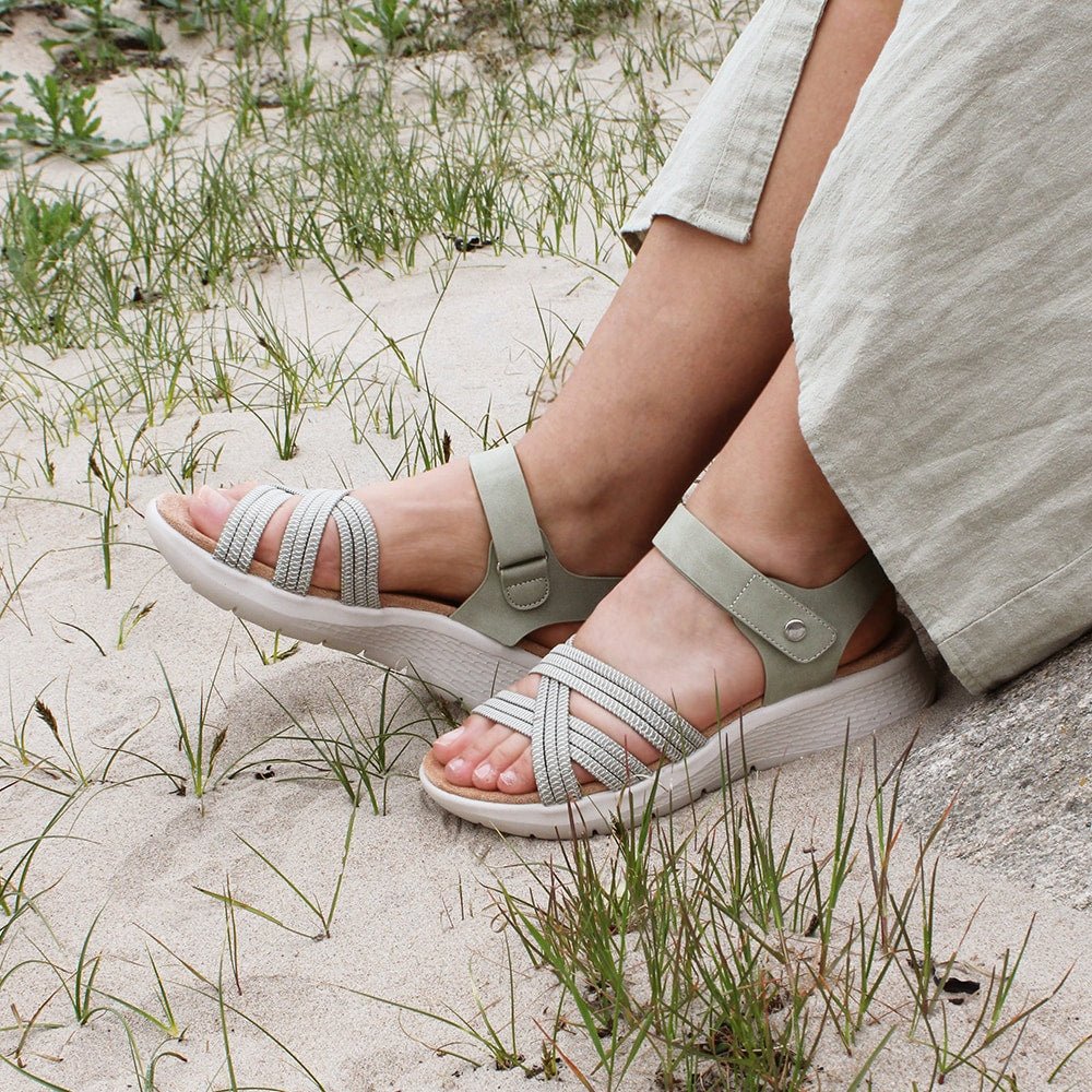 Minfot Cloudlite Nia Sandaler Dam Grön