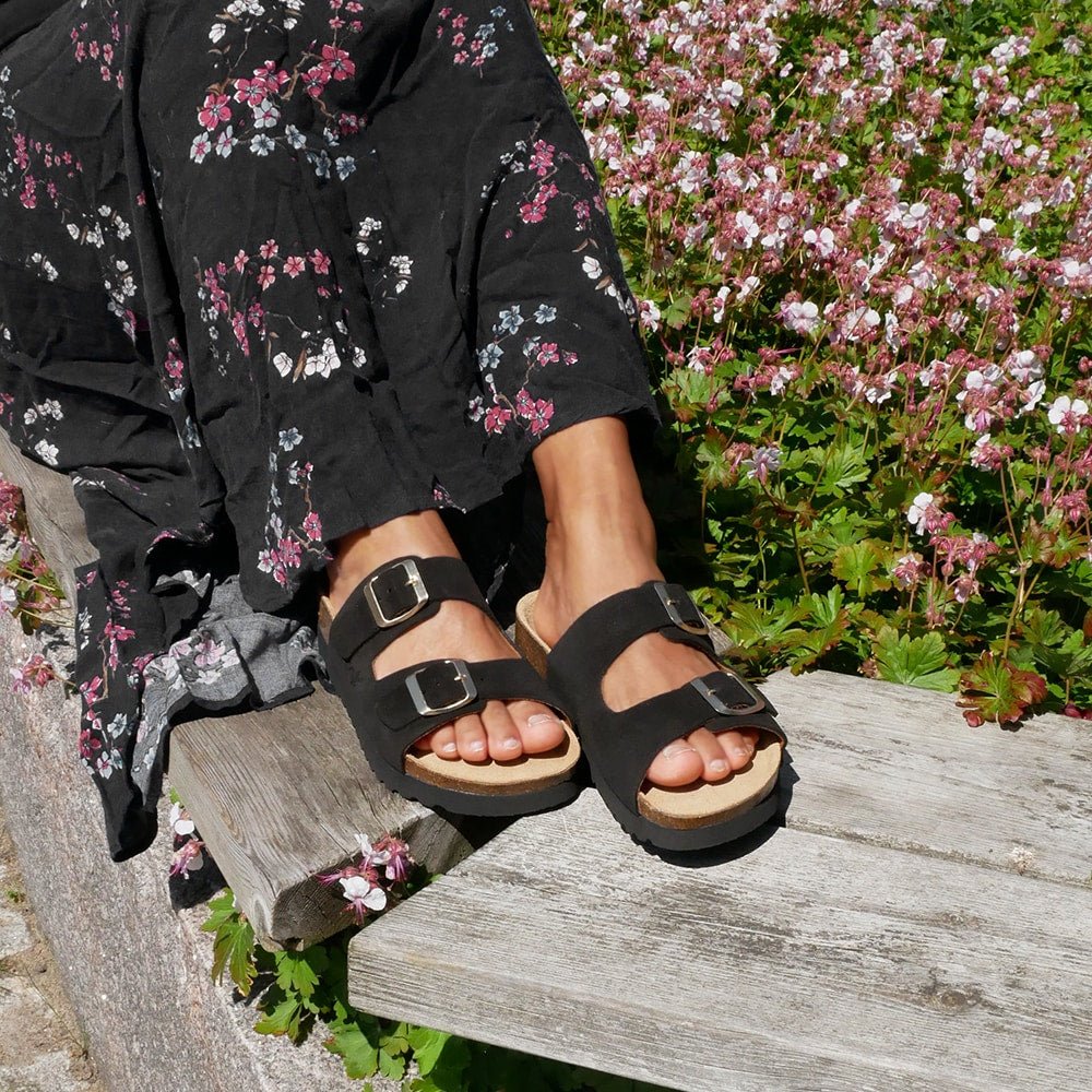 Produktbild 2 - Minfot Sandaler Mjuk Bio Moa Mocka Nero