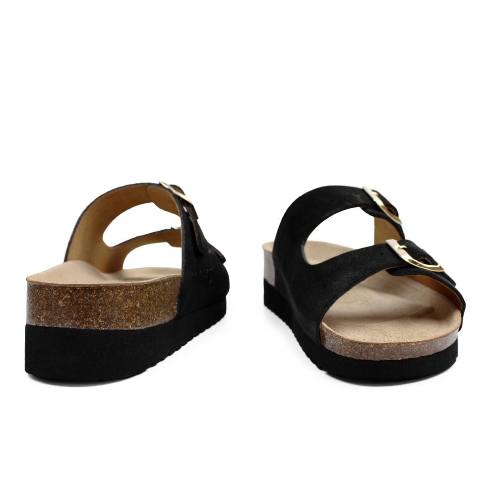 Minfot Moa Sandaler Dam Bio Mocka Nero