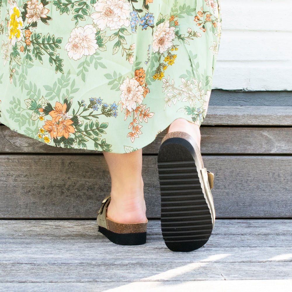 Produktbild 11 - Minfot Sandaler Mjuk Bio Moa Mocka Olivgrön