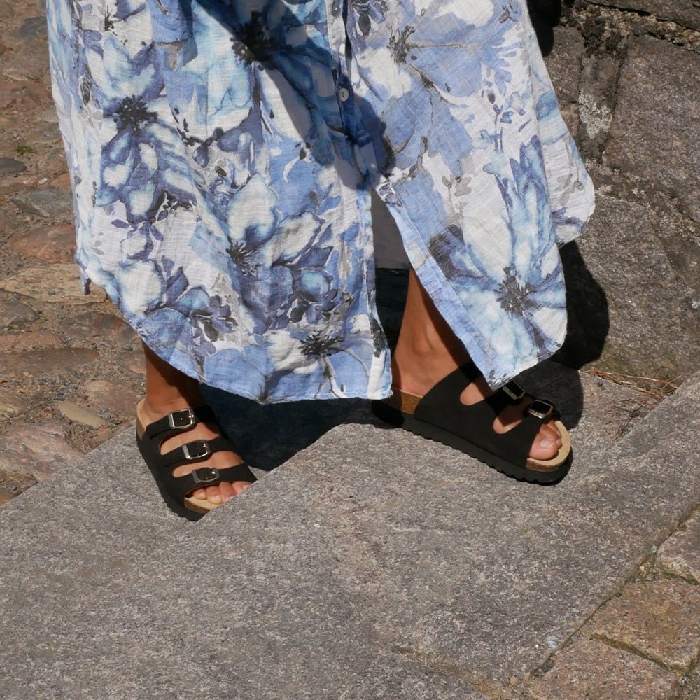 Produktbild 2 - Minfot Sandal Mjuk Bio Nero Mocka