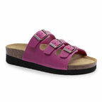 Minfot Lo Biosandaler Dam Skinn Anatomisk 3-remmar Fuxia