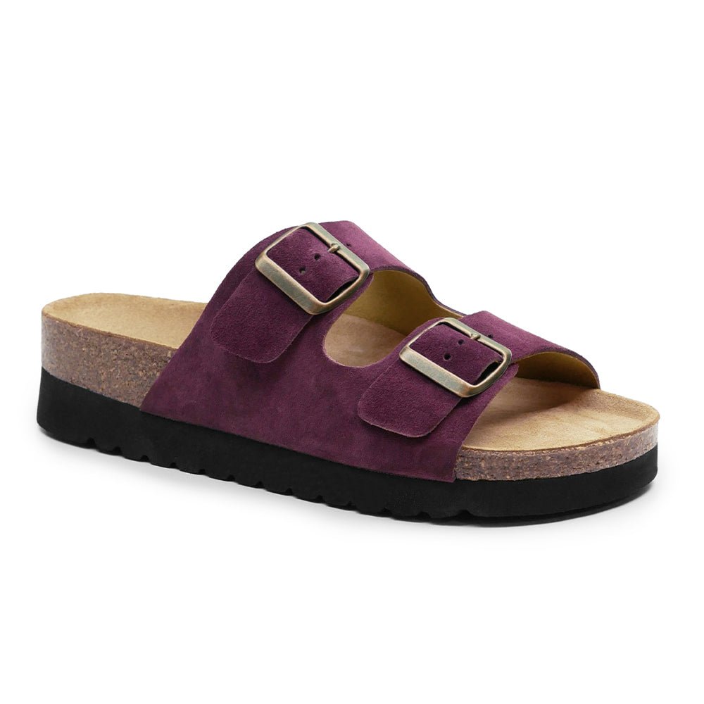 Minfot Sandaler Moa Mocka Bordeaux