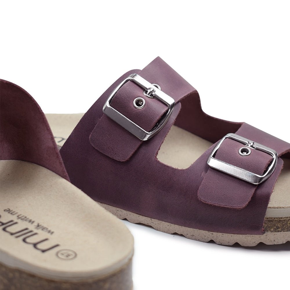 Produktbild 9 - Minfot Sandaler Primo Soft Ayo Läder Bordeaux