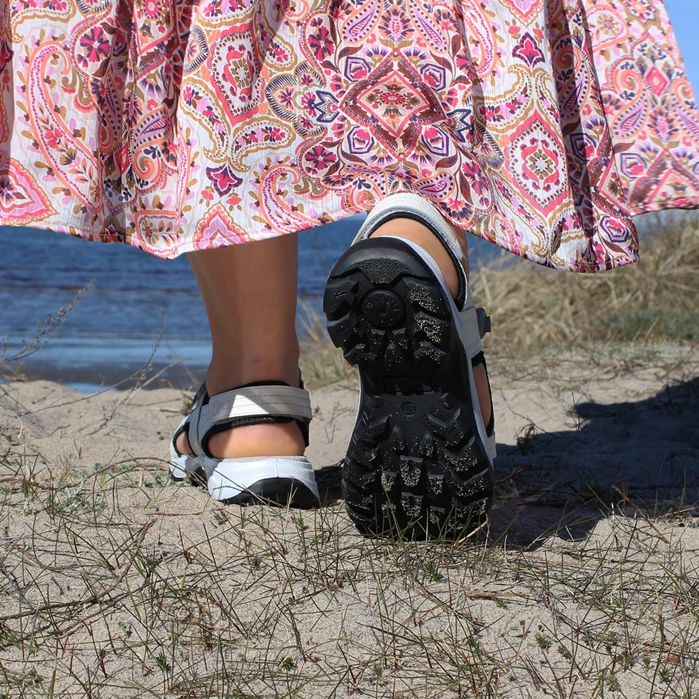 Produktbild 12 - Minfot Sandaler Sandhamn Dam Läder Offwhite