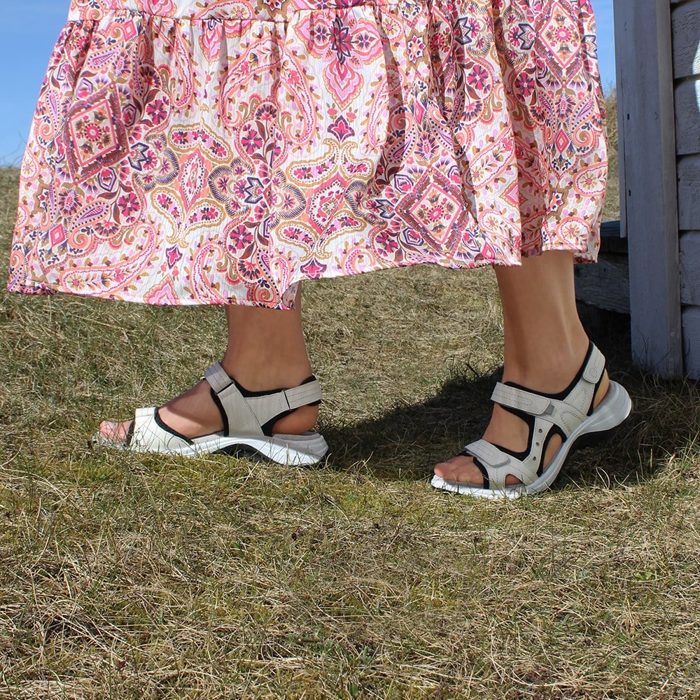 Produktbild 2 - Minfot Sandaler Sandhamn Dam Läder Offwhite