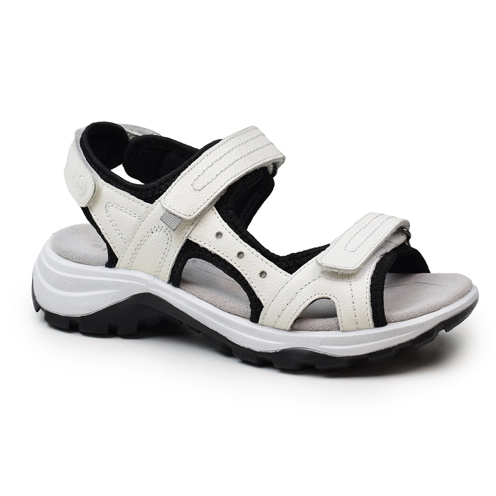 Minfot Sandaler Sandhamn Dam Läder Offwhite