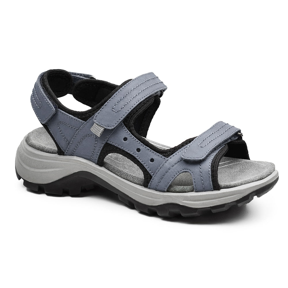 Minfot Sandaler Sandhamn Dam Nubuck Grey