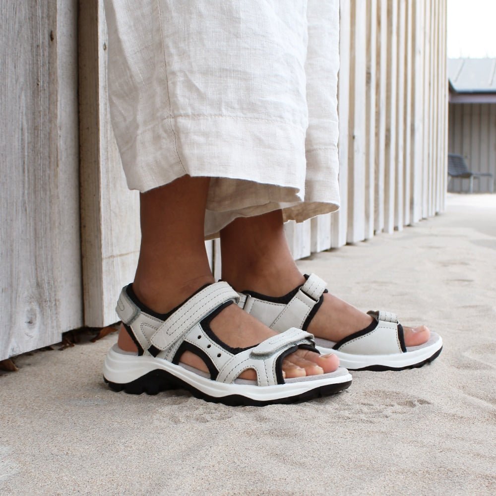 Produktbild 2 - Minfot Sandaler Sandhamn Dam Nubuck Cloud Black