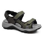 Minfot Sandhamn Sandaler Dam Nubuck Olivgrön