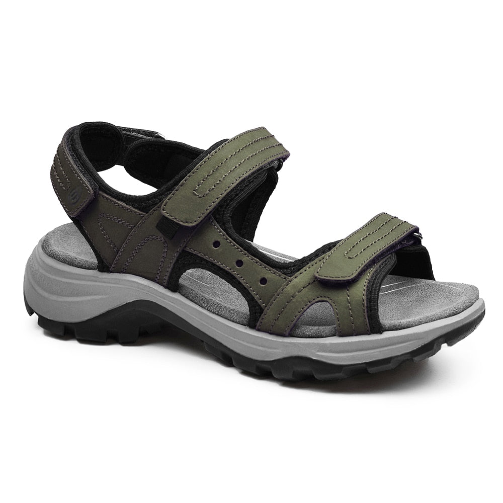 Minfot Sandaler Sandhamn Dam Nubuck Olivgrön