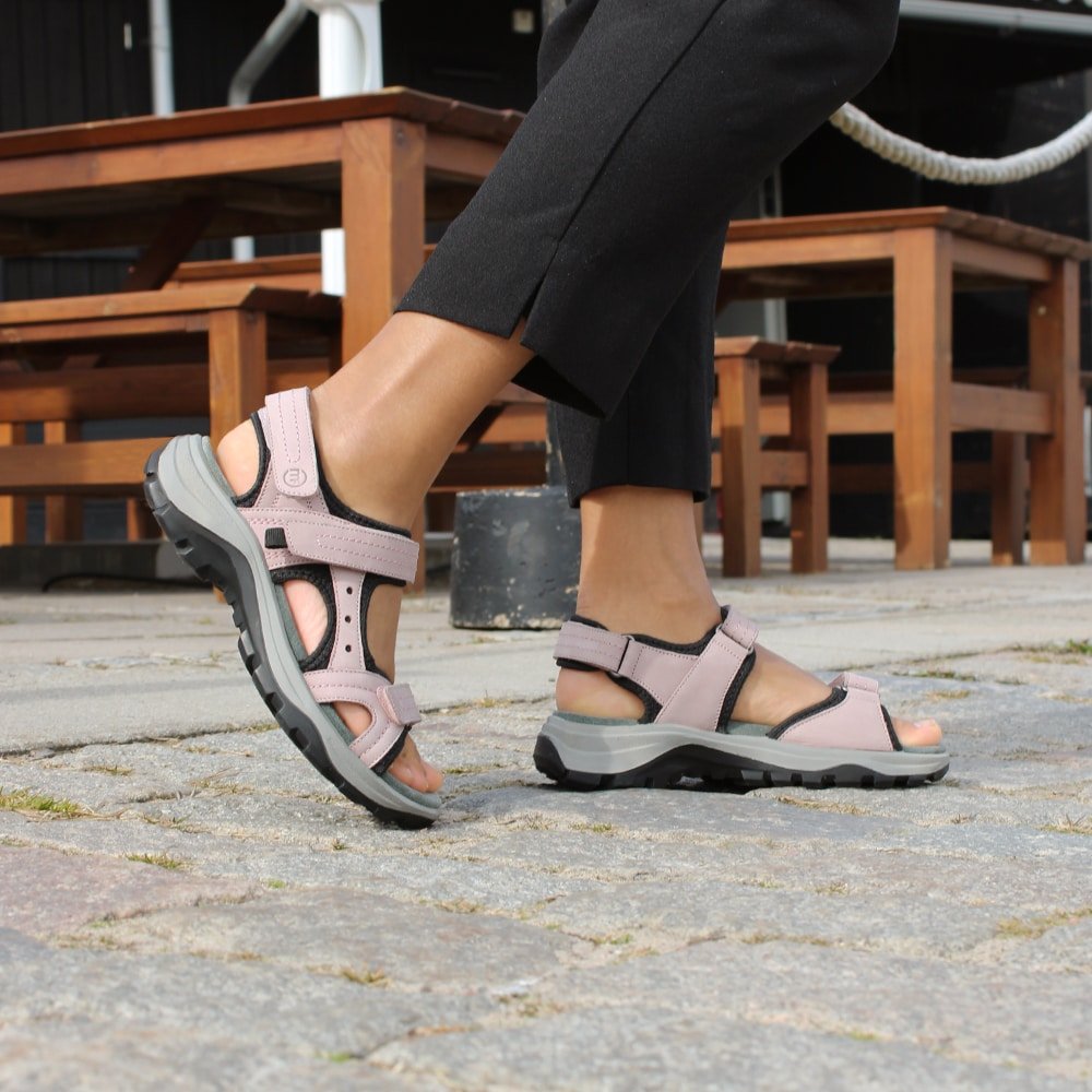 Produktbild 10 - Minfot Sandaler Sandhamn Dam Nubuck Pink