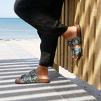 Minfot Softstep Sandaler Dam Biosandal 2-remmar Tropical Glow Svart