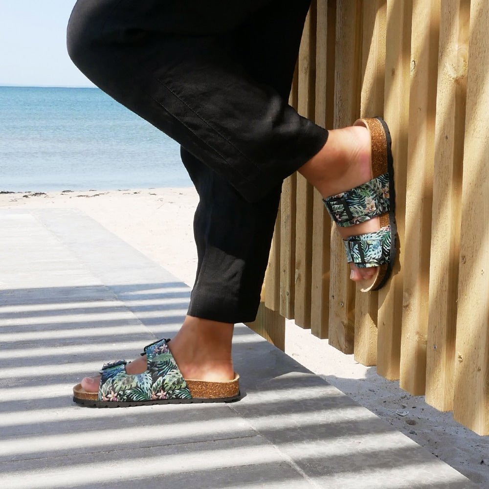 Minfot Sandaler Softstep Tropical Glow Svart