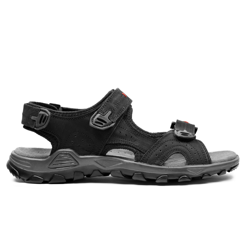 Minfot Sandaler Torekov Herr Nubuck Svart