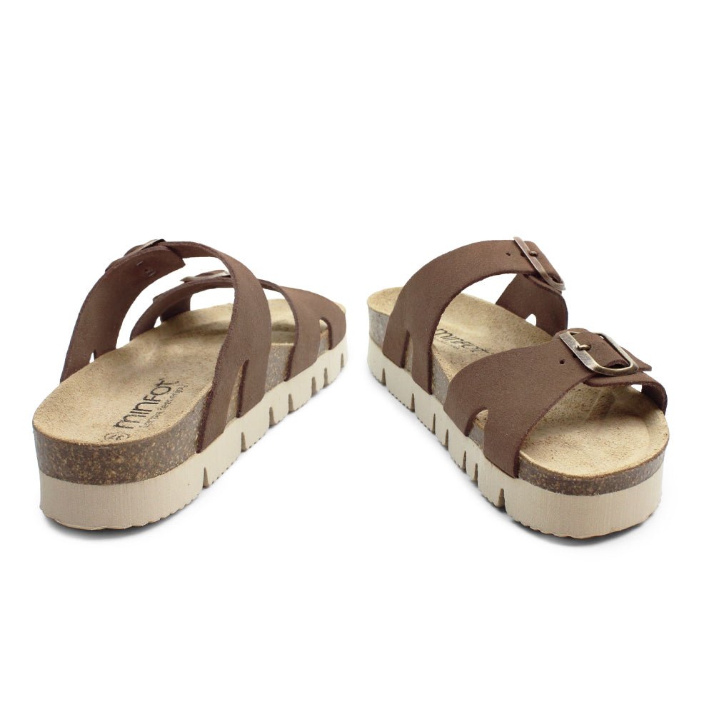 Minfot Upstep Lill Sandaler Dam Mocka Brun