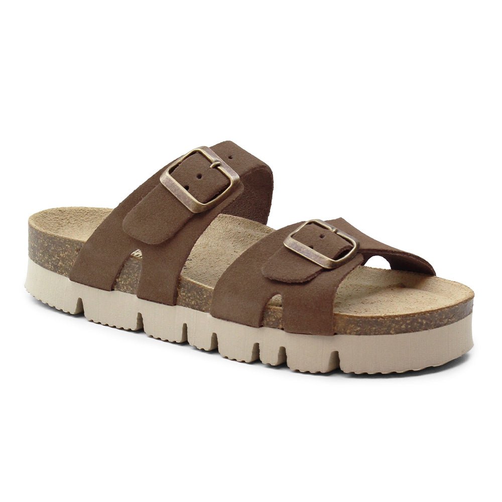 Minfot Sandal Upstep Lill Mocka Brun