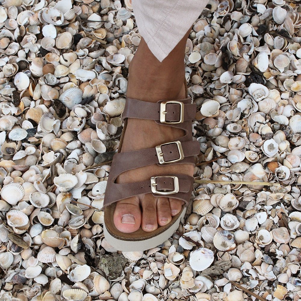 Minfot Upstep Lux Sandaler Dam Brun