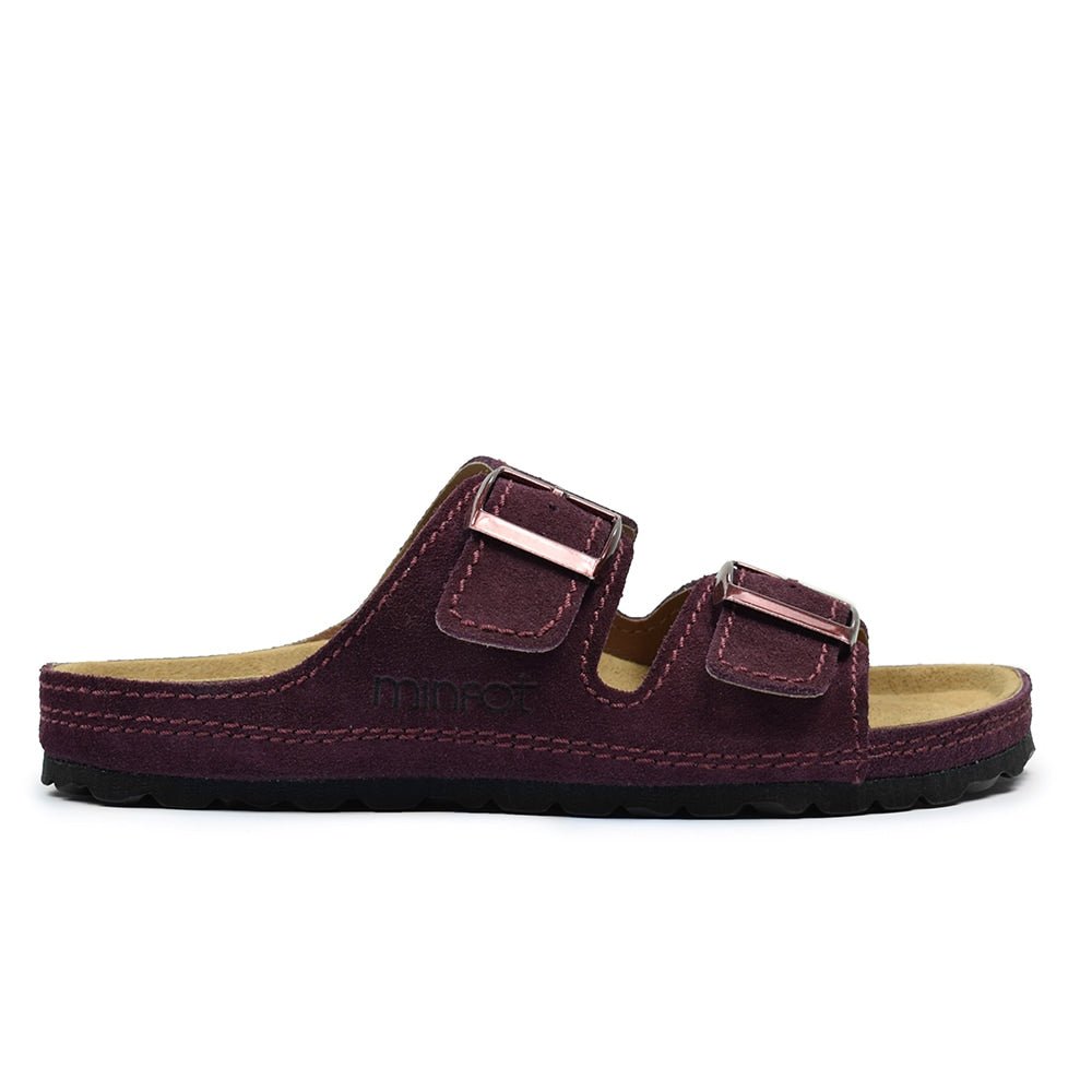 Minfot Sandaler Voss Mocka Vinröd